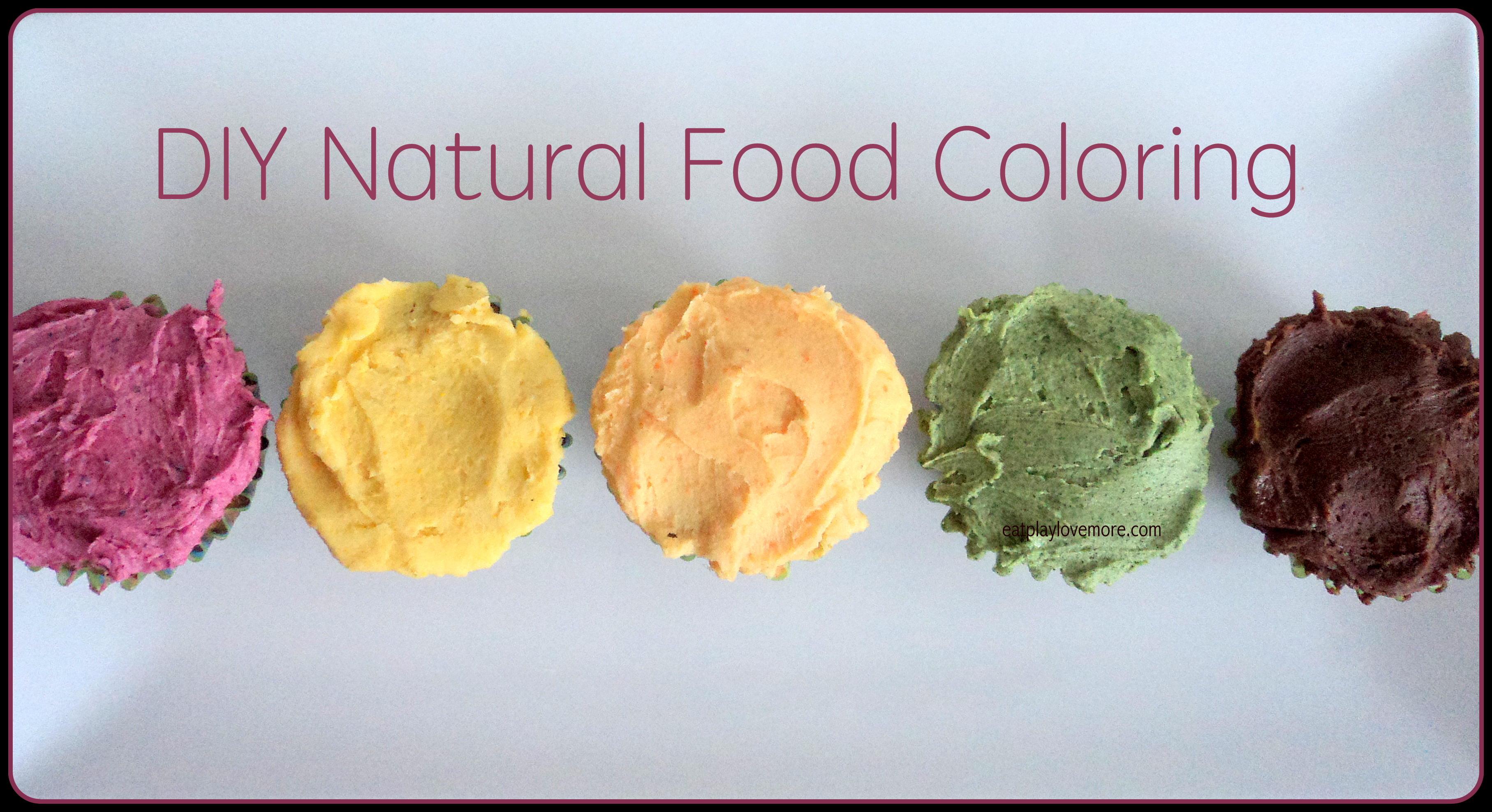 How to make homemade natural food colouring for icing 