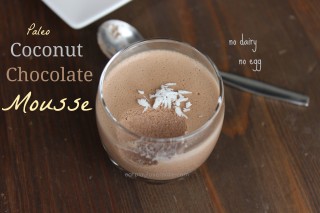 Coconut chocolate Mousse (Paleo, Primal)