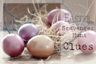 Easter Egg Scavenger Hunt Clues