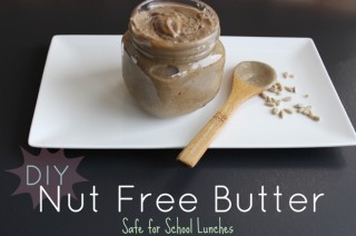 DIY Nut Free Butter Safe for School Lunches
