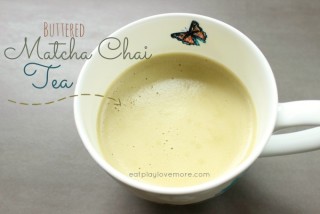 DIY Buttered Matcha Chai Tea