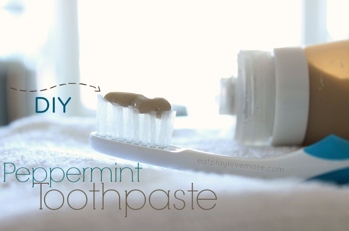Homemade Peppermint Toothpaste